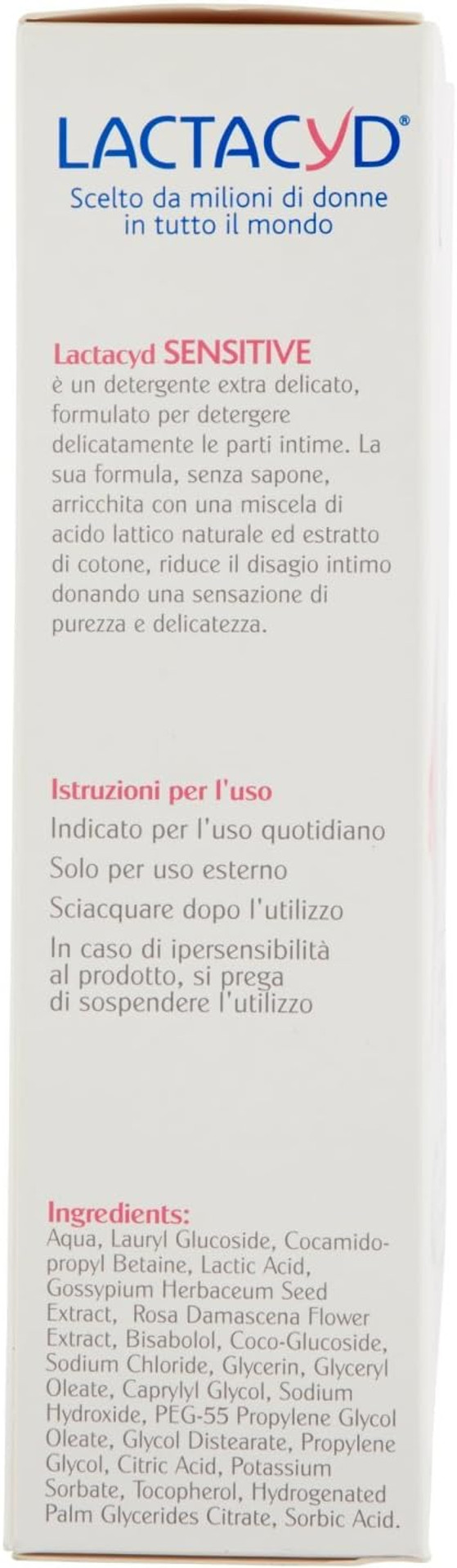 Lactacyd Sensitive Intimate Hygiene Gel, 200 ml