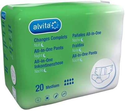 ALVITA INCONTINENCE RANGE ABSORBENT PANTS NIGHT - 14 X MED