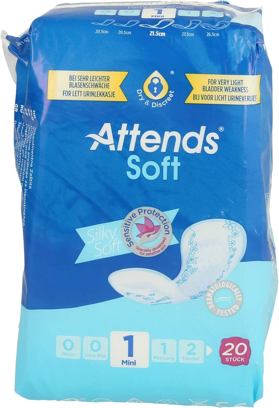 Attends Soft 1 mini, 20 pcs. Insoles