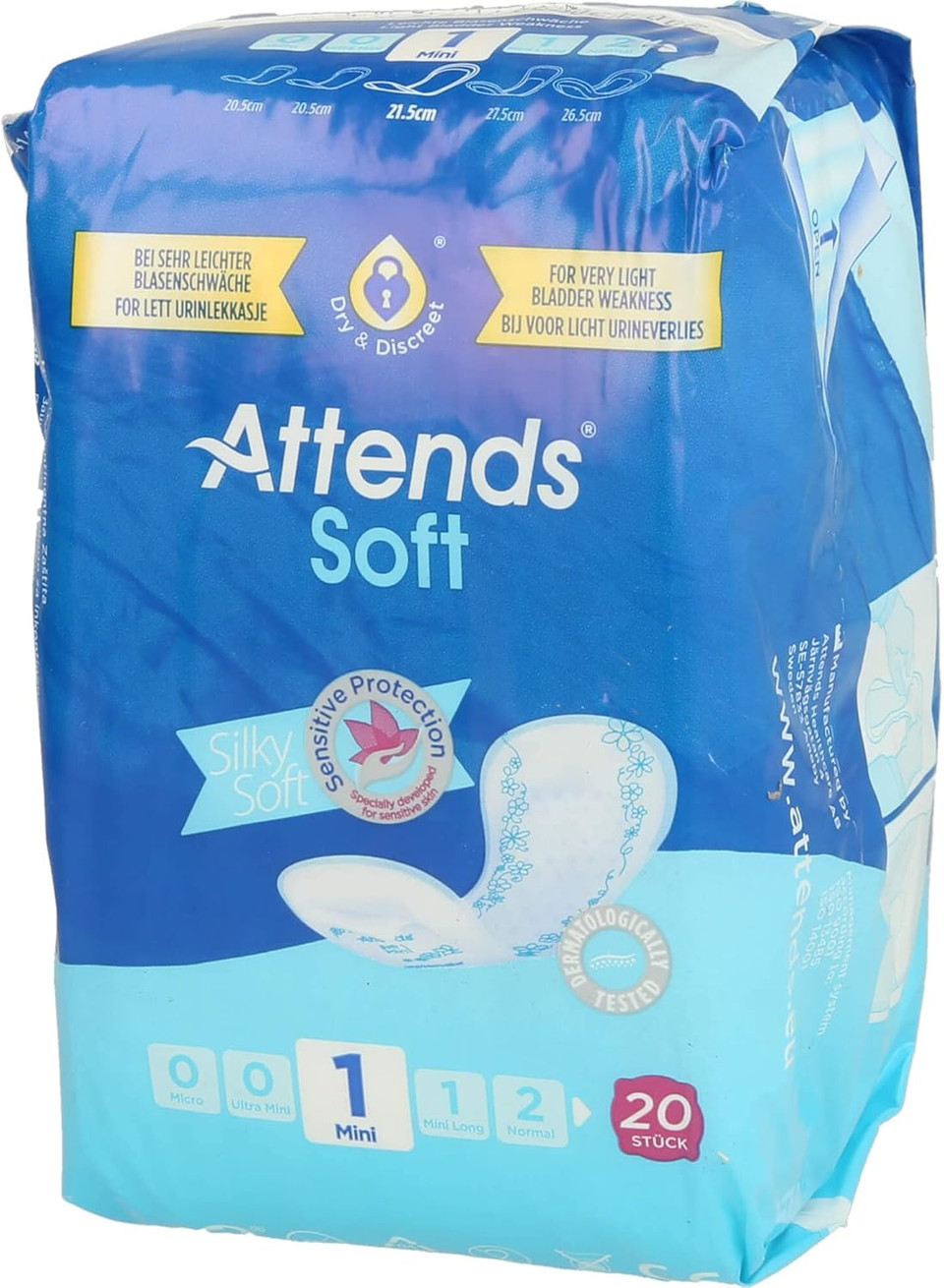 Attends Soft 1 mini, 20 pcs. Insoles