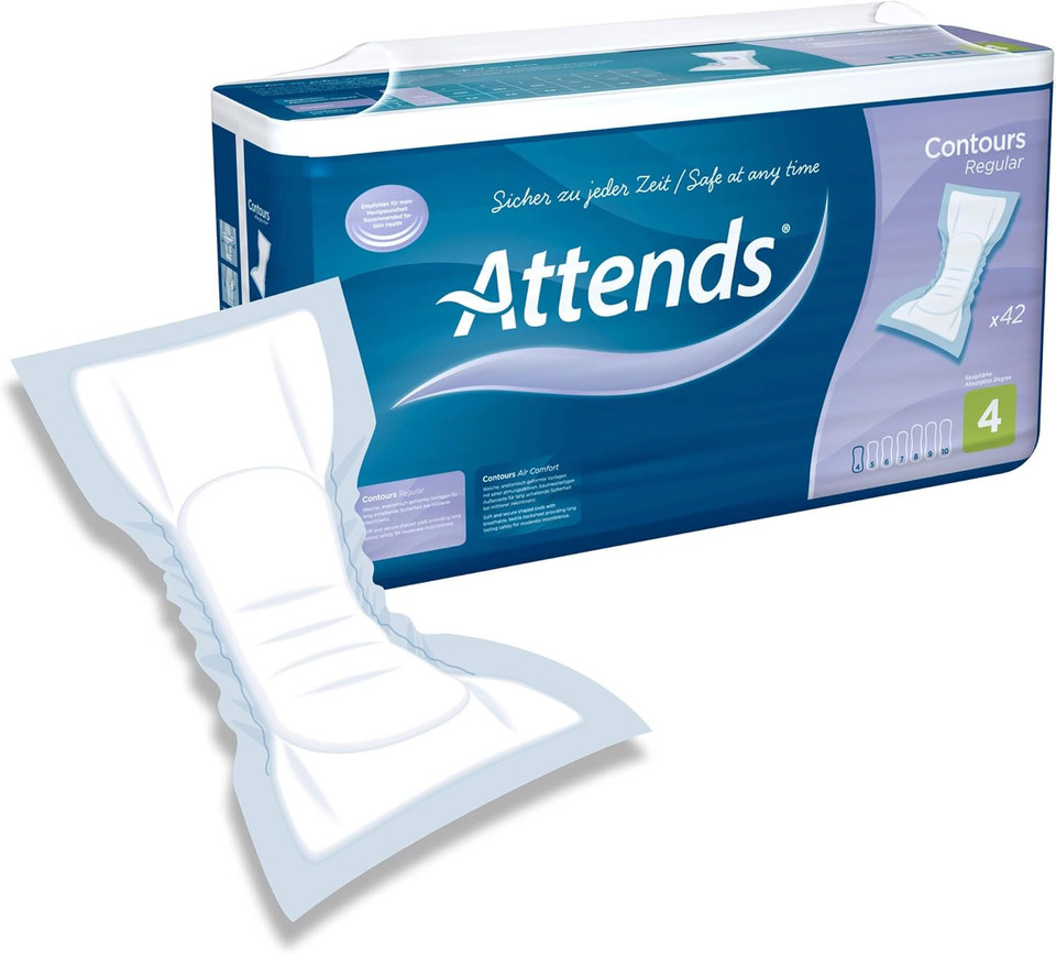 ATTENDS Contours Regular 4 Template Pack of 42