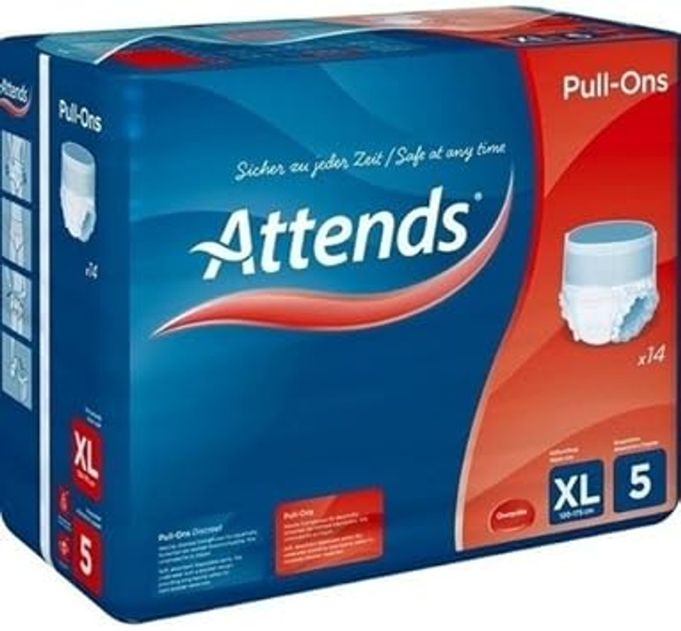 Attends Pull-Ons 5 - Size X-Large - PZN 00108016 - Pack Of 14