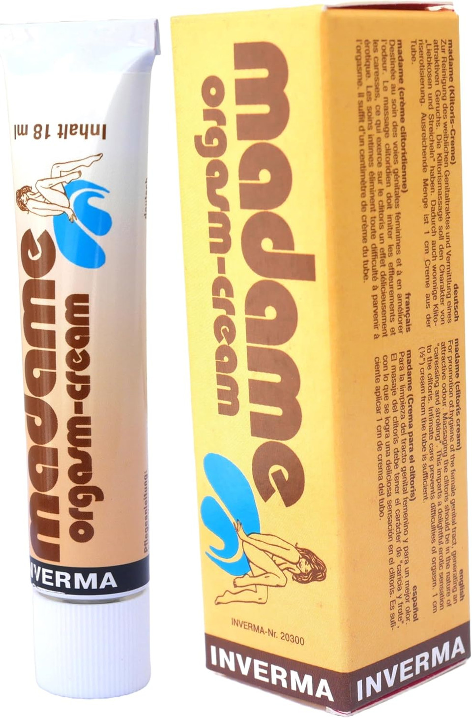 Generic Lubricant Cream for Women Sensitive Stimulating Sexual Intercourse 0.6 fl oz / 18ml