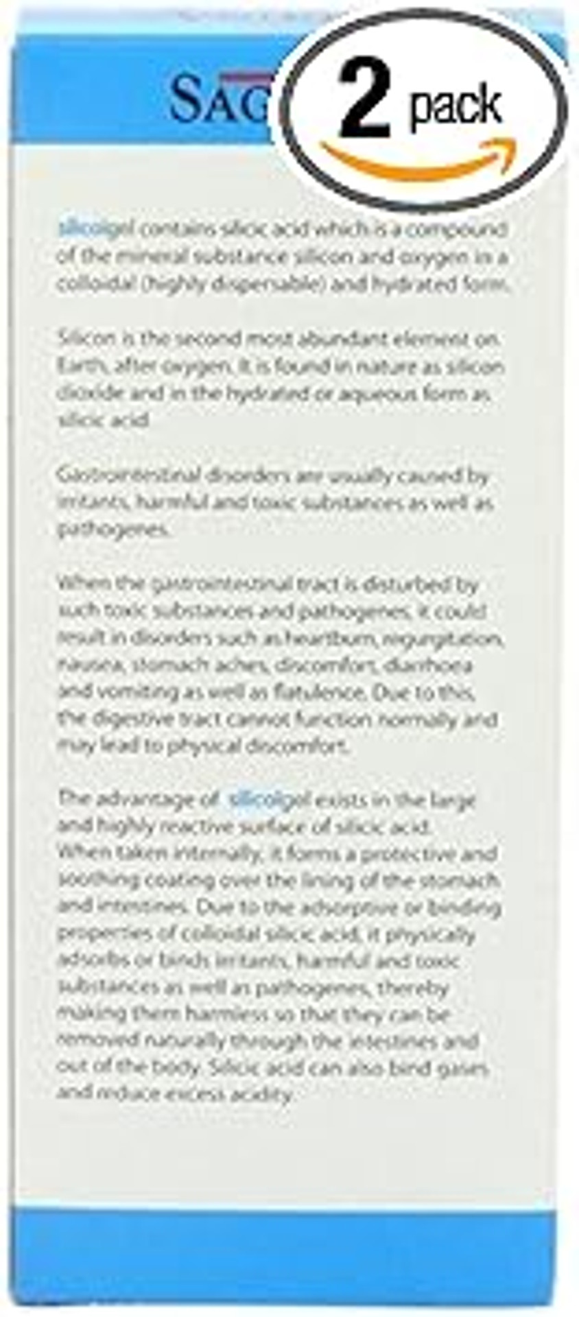 Saguna Natural Body Lubricant Gel 200ml x 2 (Pack of 2) - Unisex Adults