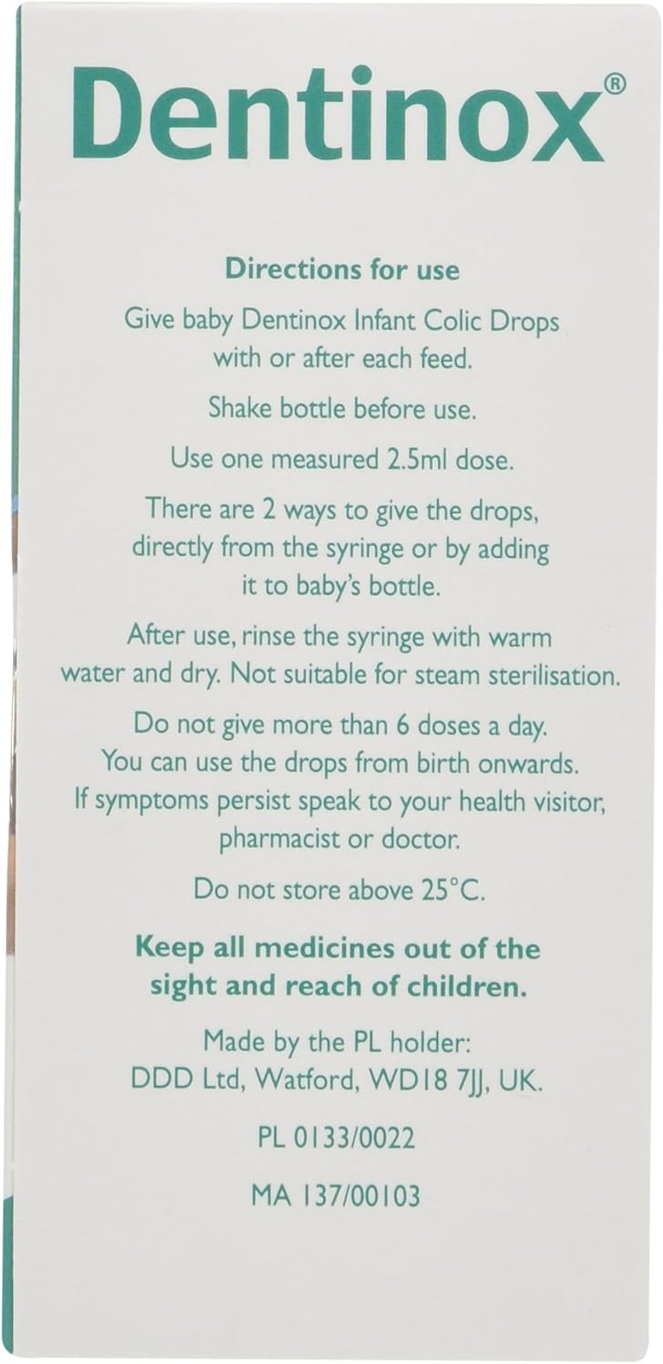 Dentinox Infant Colic Drops, 100ml