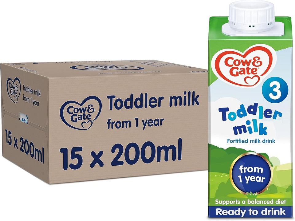 Cow and Gate 1 to 2 Years Growing Up Milk 200 ml (Pack of 15) Cow and Gate 1 to 2 Years Growing Up Milk 200 ml (Pack of 15)