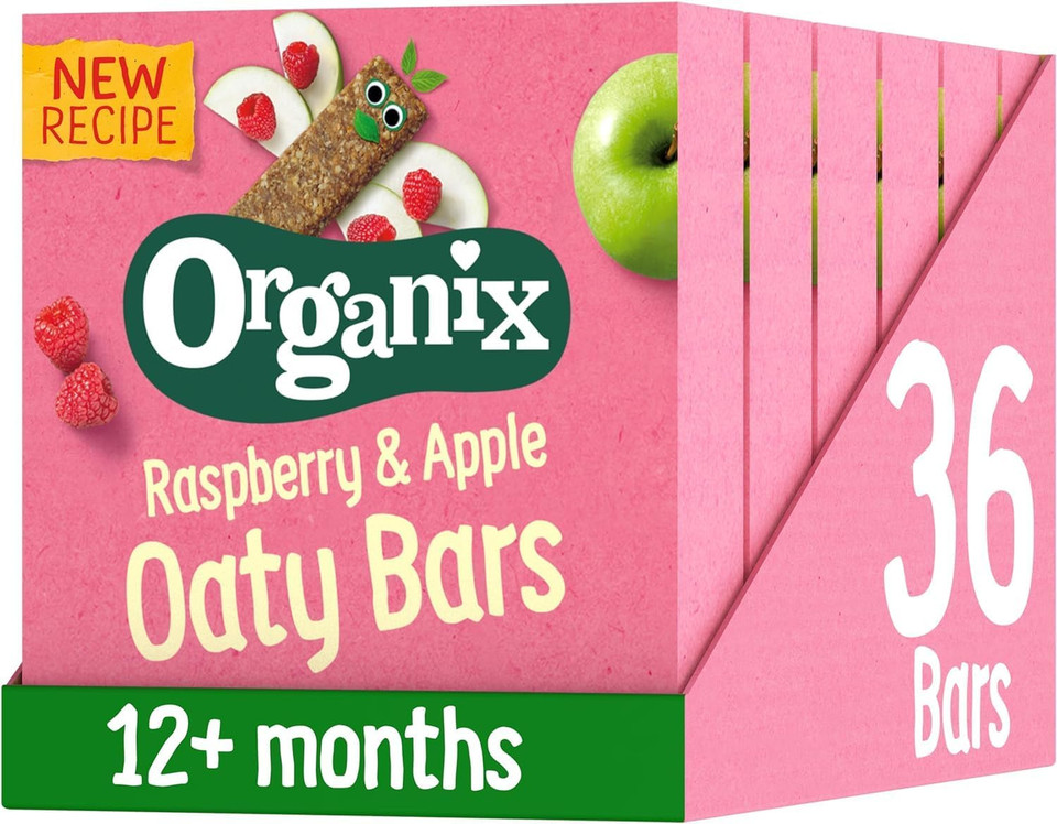 Organix Choco Orange Organic Soft Oaty Snack Bars Multipack, No Added Sugar, 6 x 23 g Bars Per Box (6 Boxes Total)
