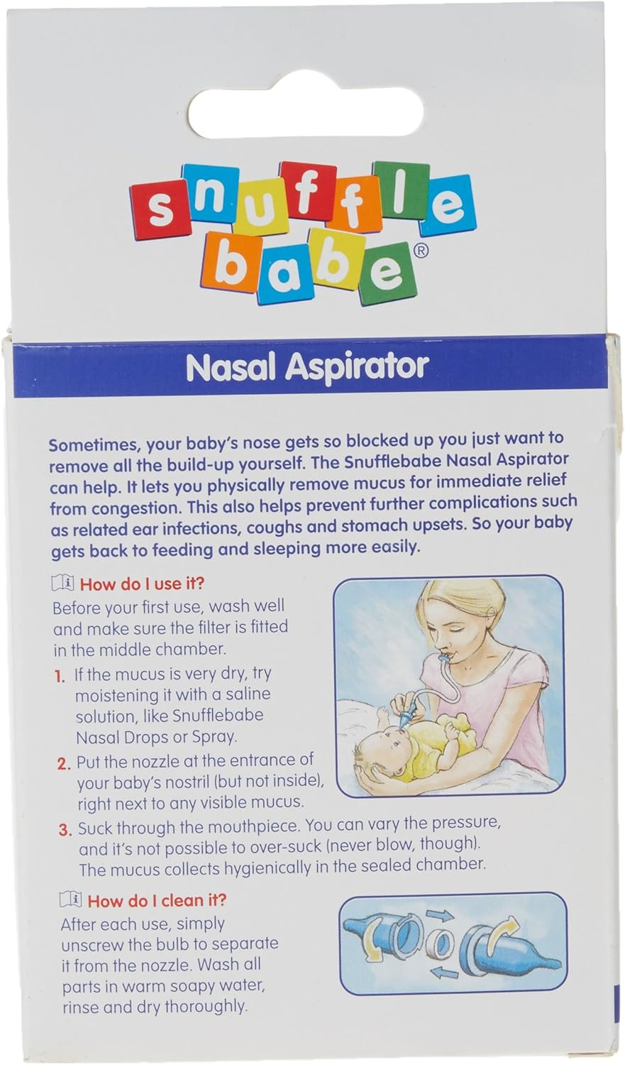 Snufflebabe Baby Nasal Aspirator