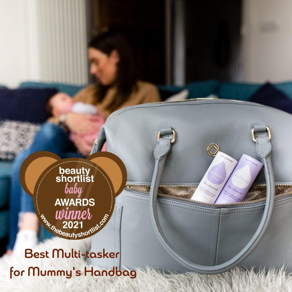 Kokoso Baby Soft Balm Stick, Unfragranced, Great for Dry Hands, Sore Lips and Chapped Cheeks, Protects Dribbly Chins and Soothes Dribble Rash, 100% Natural & Organic Ingredients, 13g