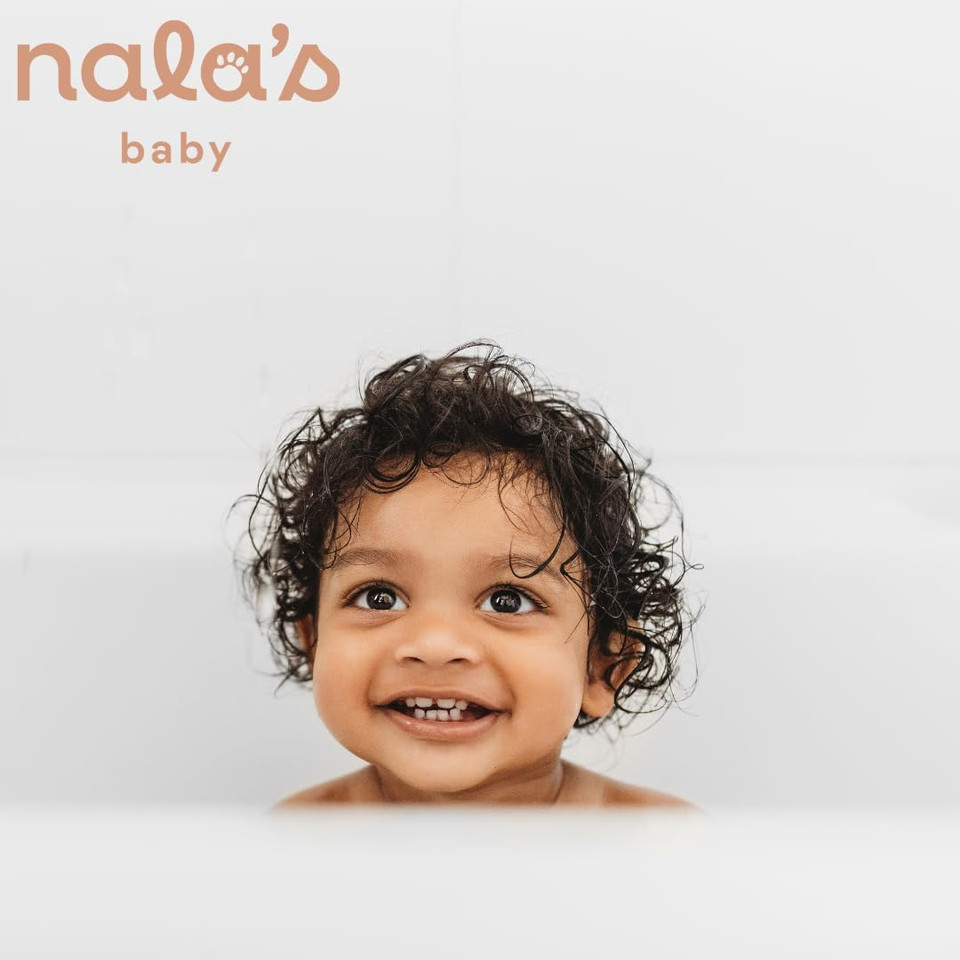 Nala's Baby Body Wash & Shampoo Vanilla Cloud | Allergen-Free Sweet Vanilla Fragrance | 99% Natural | Dermatologically-tested and Paediatrician-approved | Tear-Free | Vegan | 200ml | Nalas Baby