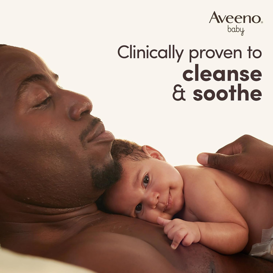 Aveeno Baby Dermexa Moisturising Wash (1x 250ml), Soothing Unscented and Soap-Free Baby Body Wash Developed to Gently Cleanse Delicate Skin, for Babies with Very Dry, Itchy Skin and Prone to Eczema