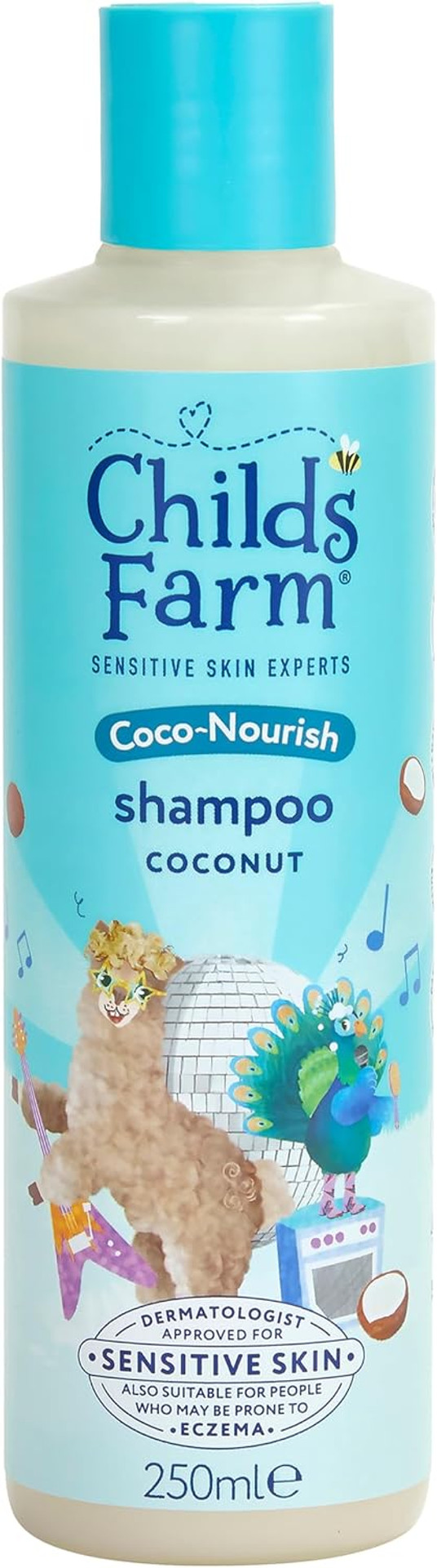 Childs Farm Coco-Nourish Shampoo, Gently Cleanse Dry and Curly Hair, Tear Free, Coconut, Kids, 250ml (Pack of 2) Childs Farm Coco-Nourish Shampoo, Gently Cleanse Dry and Curly Hair, Tear Free, Coconut, Kids, 250ml (Pack of 2)