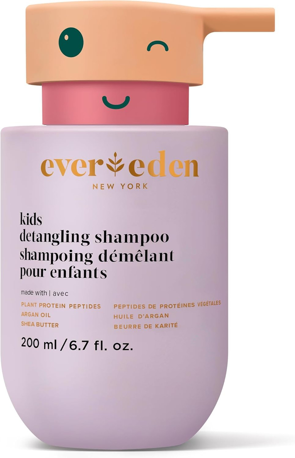Evereden Kids Shampoo - Detangling, 200ml | Kids Haircare | Clean and Non-Toxic Ingredients
