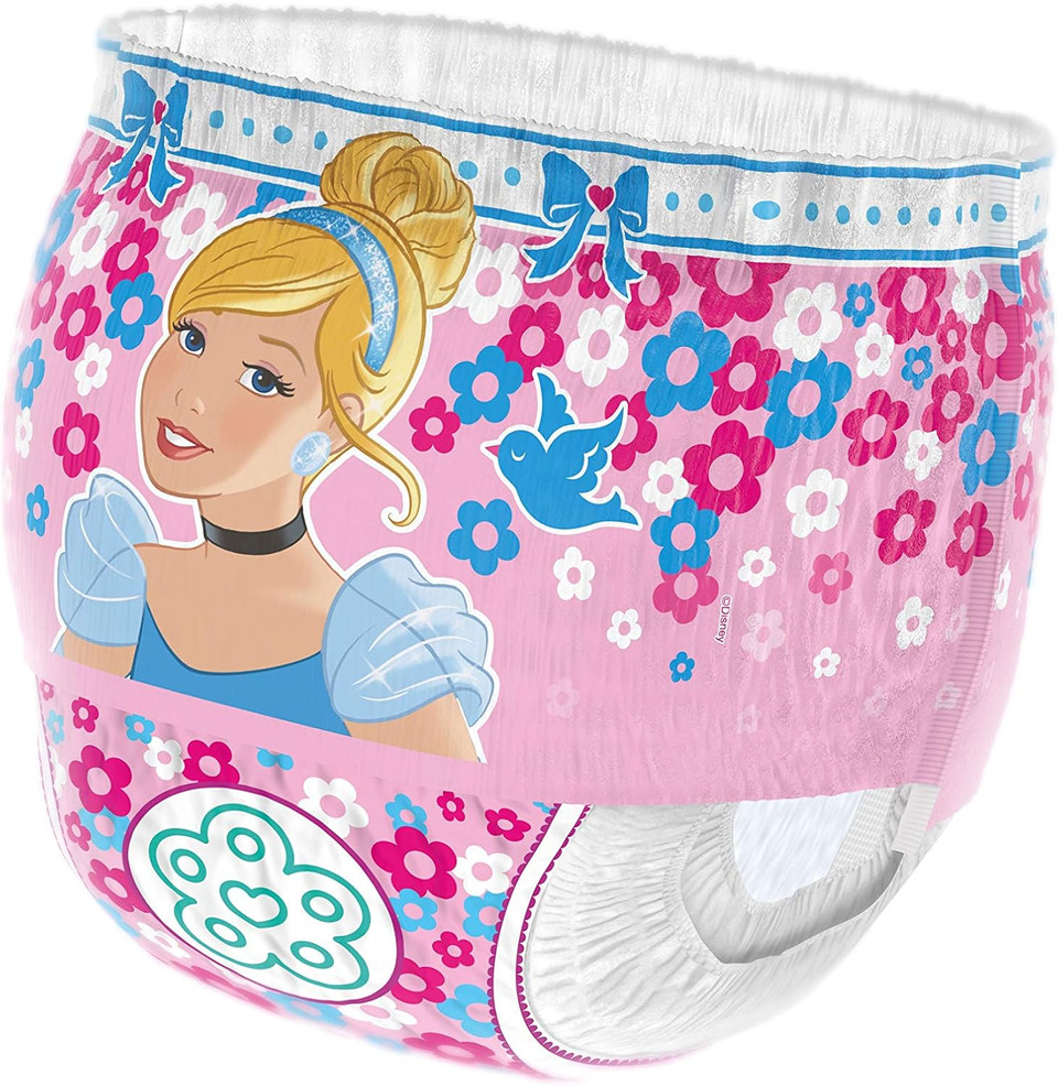 Huggies Pull-Ups, Trainers Day Nappy Pants for Girls - 2-4 Years, Size 5-6+ Pull Up Nappies (20 Training Pants) - Essential Pull-Ups for Easy Toilet Training - Learn Wet From Dry