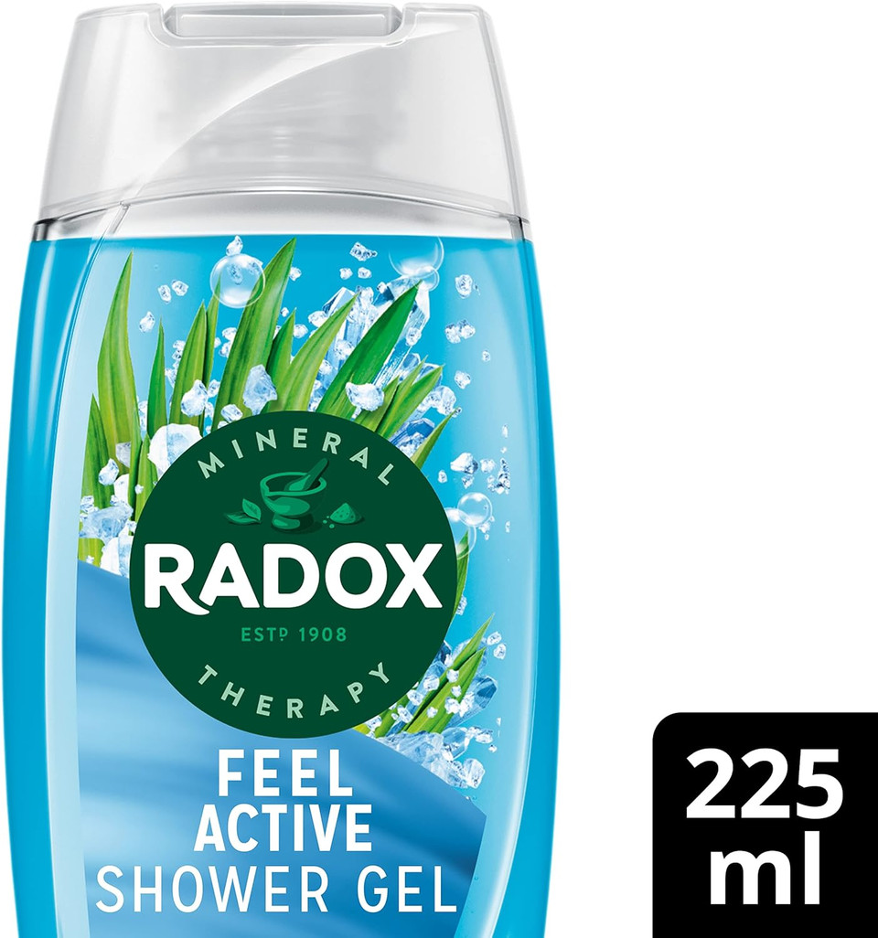 Radox Mineral Therapy Feel Active shower gel, 225ml