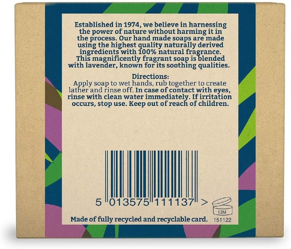 Faith In Nature Natural Fragrance Free Hand Soap Bar, Sensitive, Vegan and Cruelty Free, No SLS or Parabens, 100g