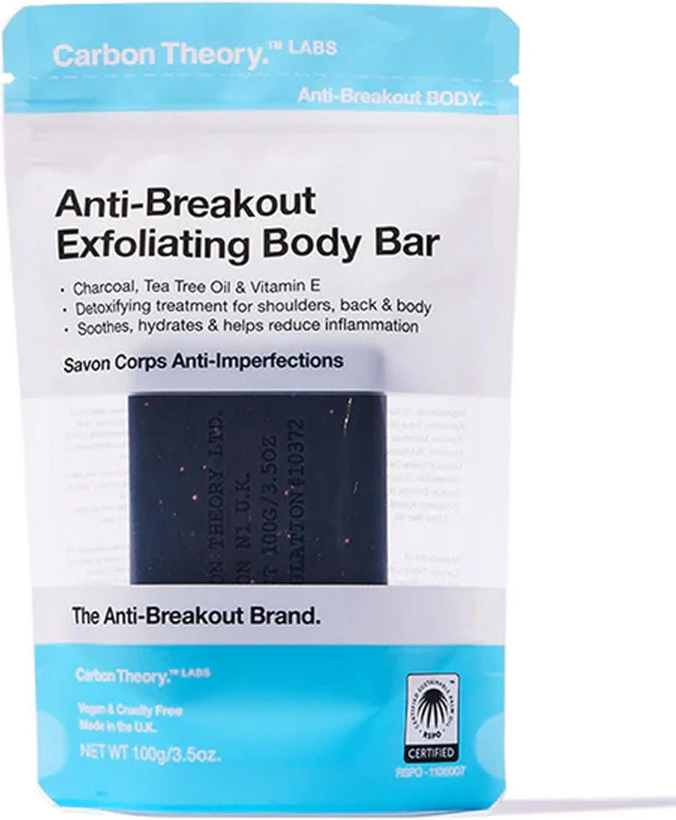 Carbon Theory Niacinamide Face Wash Bar - Pore Cleanser & Blackhead Remover - Facial Cleansing Bar with Citric Acid - Vegan Face Wash for Spot Prone Skin & Blemish Prone Skin - VaPOREize, 100g