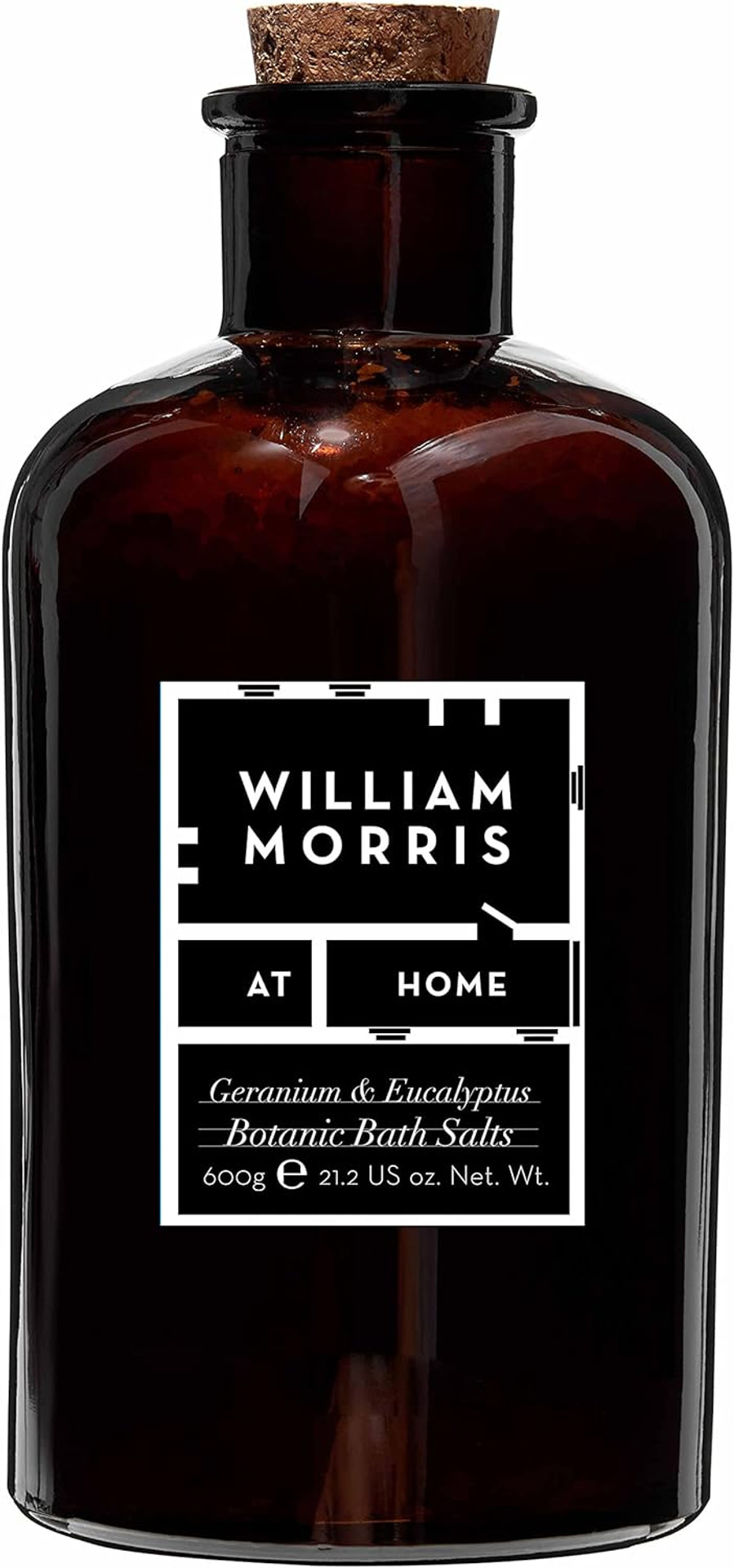 William Morris At Home Forest Bathing Moisturising Bath Foam Spa | Enriched with Vitamins A and E | Cruelty Free and Vegan Friendly | 300ml