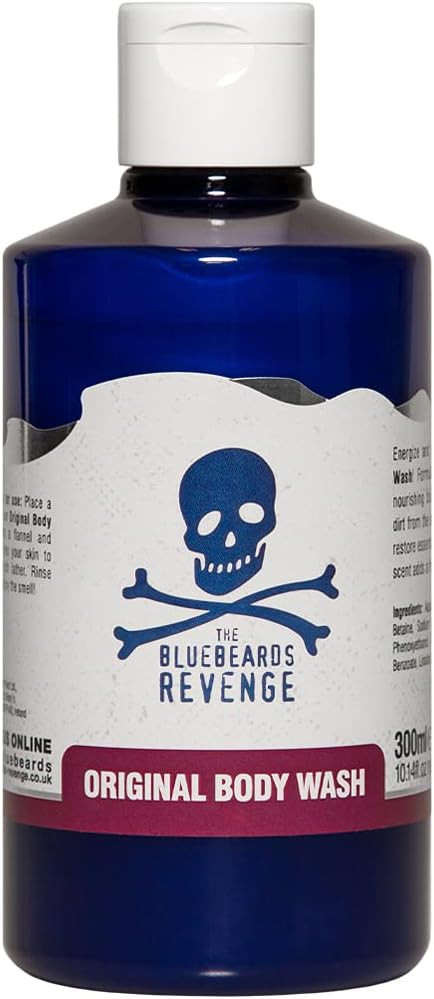 The Bluebeards Revenge, Original Body Wash For Men, Vegan Friendly Moisturising Shower Gel, SLS And Paraben Free, 300ml