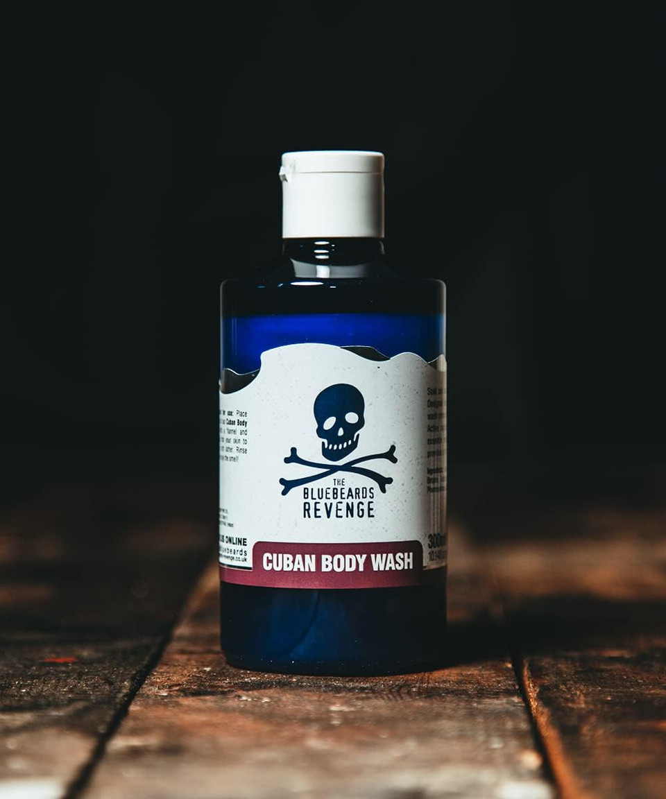 The Bluebeards Revenge, Cuban Body Wash For Men, Vegan Friendly Moisturising Shower Gel, SLS And Paraben Free, 300ml