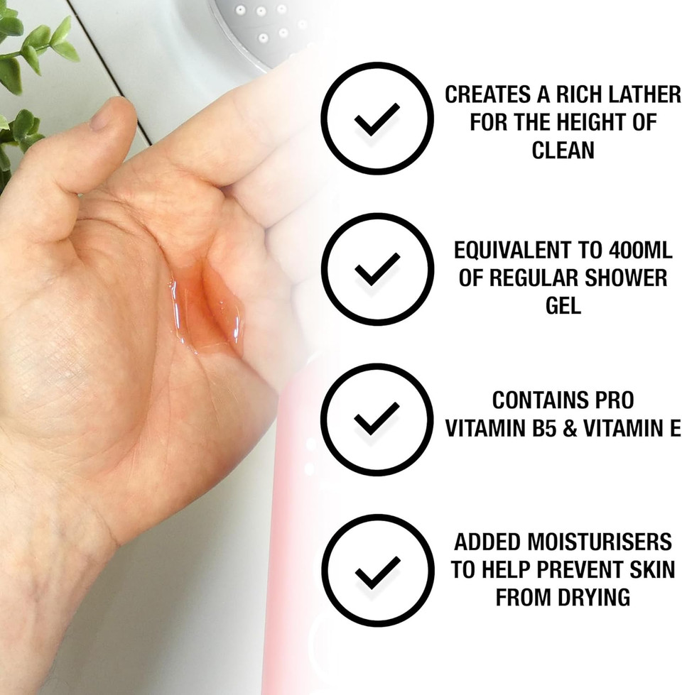 men-ü BLACK PEPPER & BERGAMOT mens shower gel 100ml, mens body wash - Travel men. Long lasting, Vegan, Fruity Fragrance. shower gel 100ml