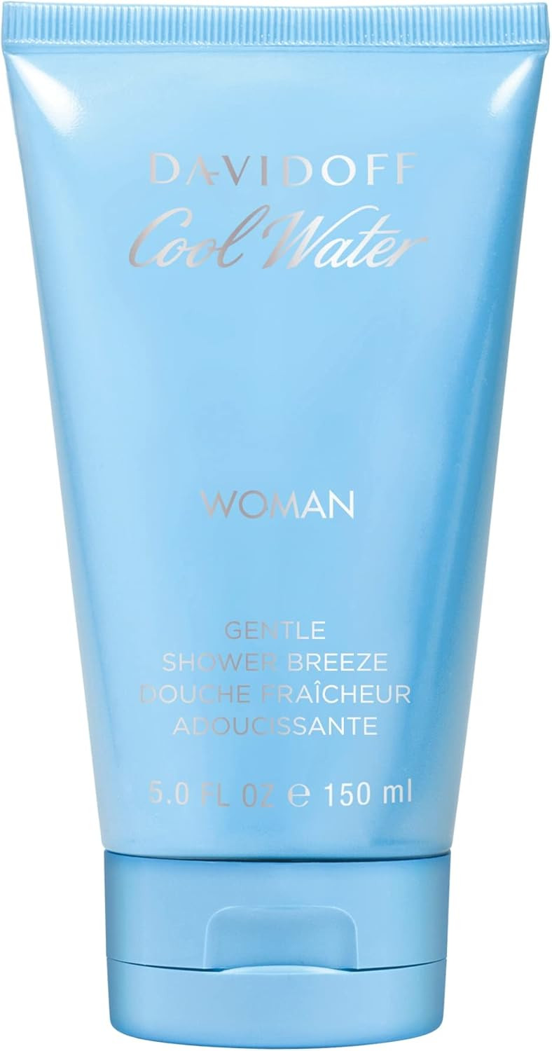DAVIDOFF Cool Water Woman - Gentle Shower Breeze - Floral Scent with Notes of Melon, Lily of the Valley and Musk - 150ml