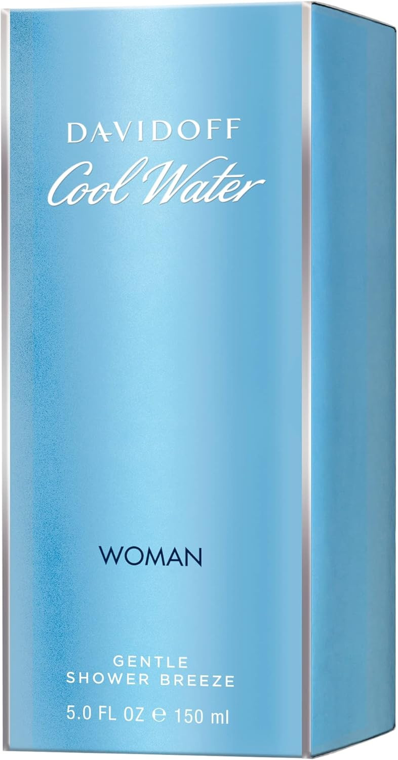 DAVIDOFF Cool Water Woman - Gentle Shower Breeze - Floral Scent with Notes of Melon, Lily of the Valley and Musk - 150ml