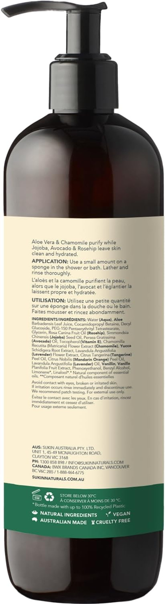 Lime & Coconut Botanical Body Wash