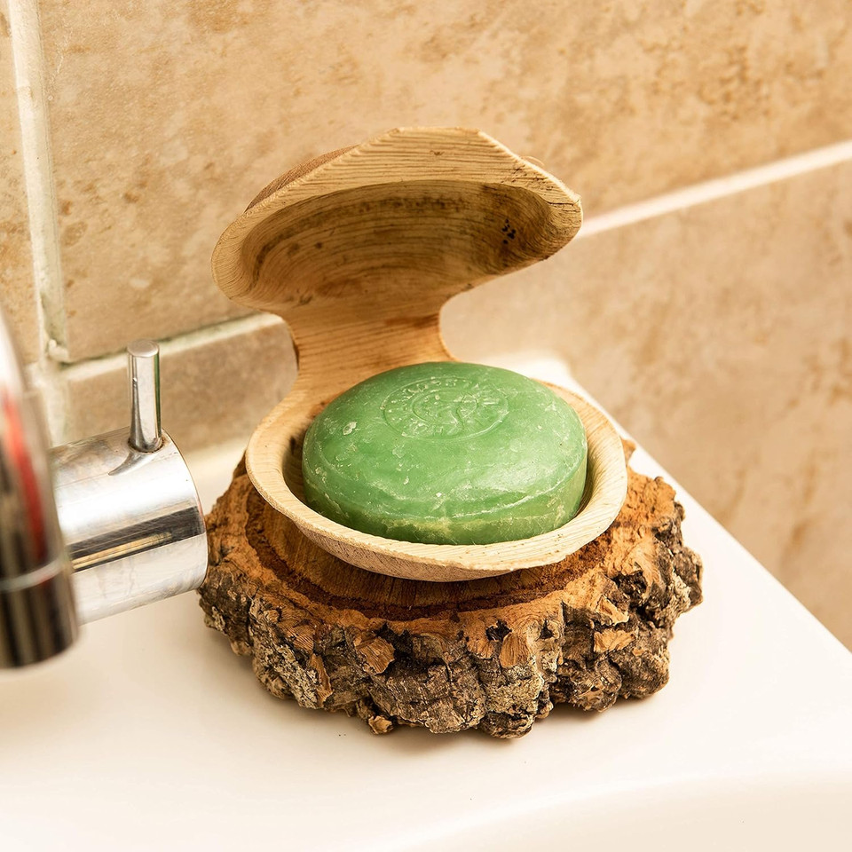 Holy Lama Natural Handmade Ayurvedic Vetivert Vegan Soap for Hand & Body - Rainforest