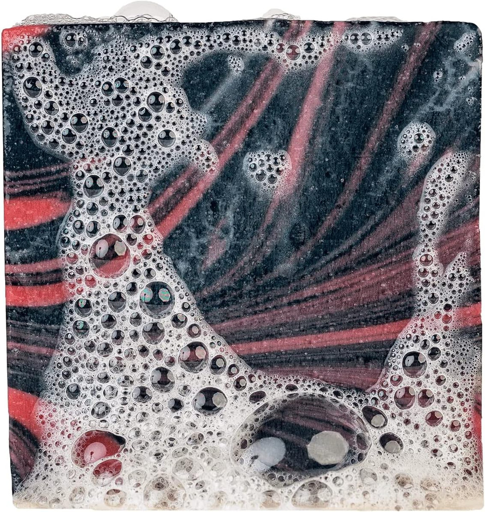 Dr. Squatch Mens Starwars Dark Side Scrub Soap  Limited ! - Natural Exfoliating Soap Bar for Men with Charcoal, Sand and Coconut Oil  Bar Handmade in USA