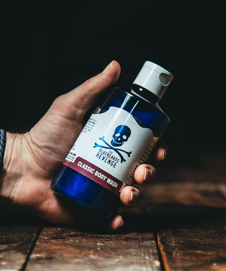 The Bluebeards Revenge, Classic Body Wash For Men, Vegan Friendly Moisturising Shower Gel, SLS And Paraben Free, 300ml