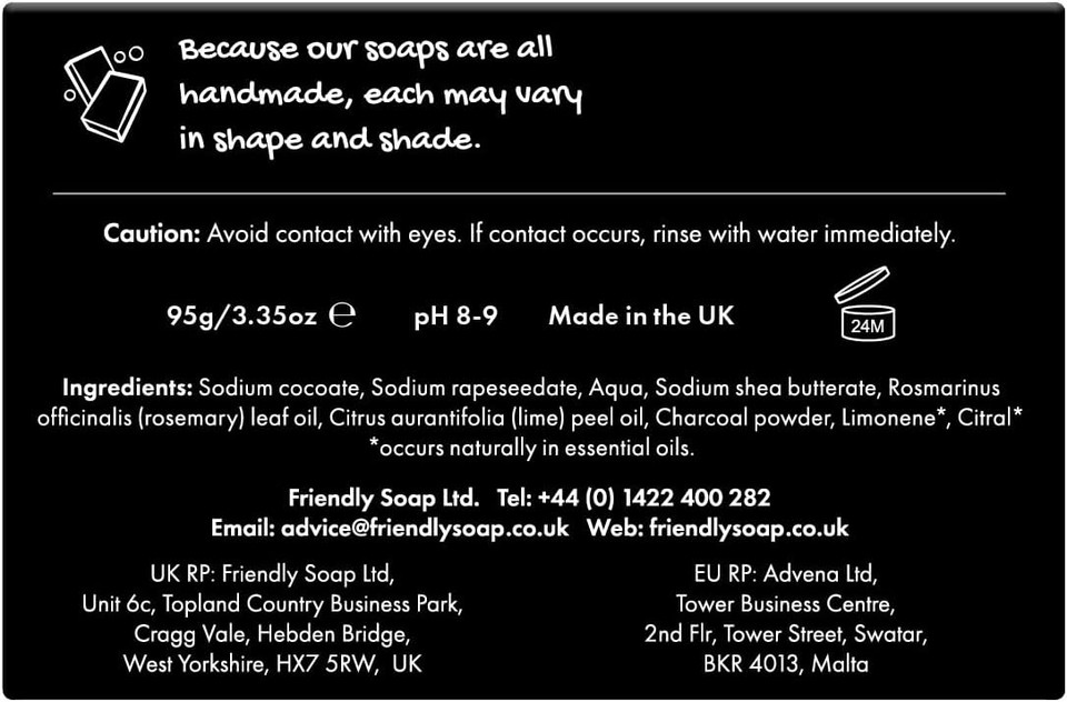 Friendly Soap - Naked & Natural Shea Butter Cleansing Bar (7 x 95g), Fragrance-free, Plant-Based, Cruelty-Free, Made By Hand, No Preservatives or Sulphates, Sustainable, Environmentally Friendly