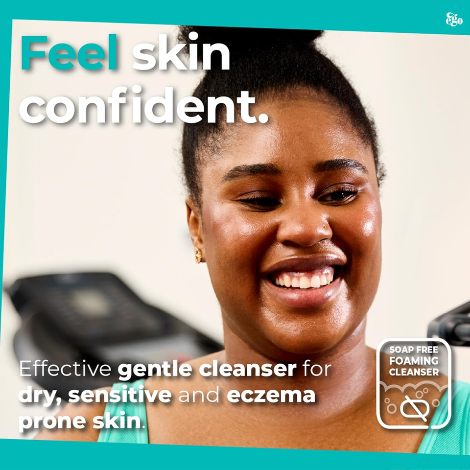 QV Gentle Wash 500g, Soap-Free, Moisturising, Low Irritant, PH Balanced, Body Wash for Eczema and Dry Skin Conditions & Cream with Glycerin - 500g Pump, 24 Hour Moisturisation