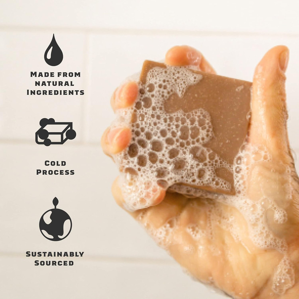 Dr. Squatch All Natural Soap Bar for Men, 3 Pack - Fresh Falls