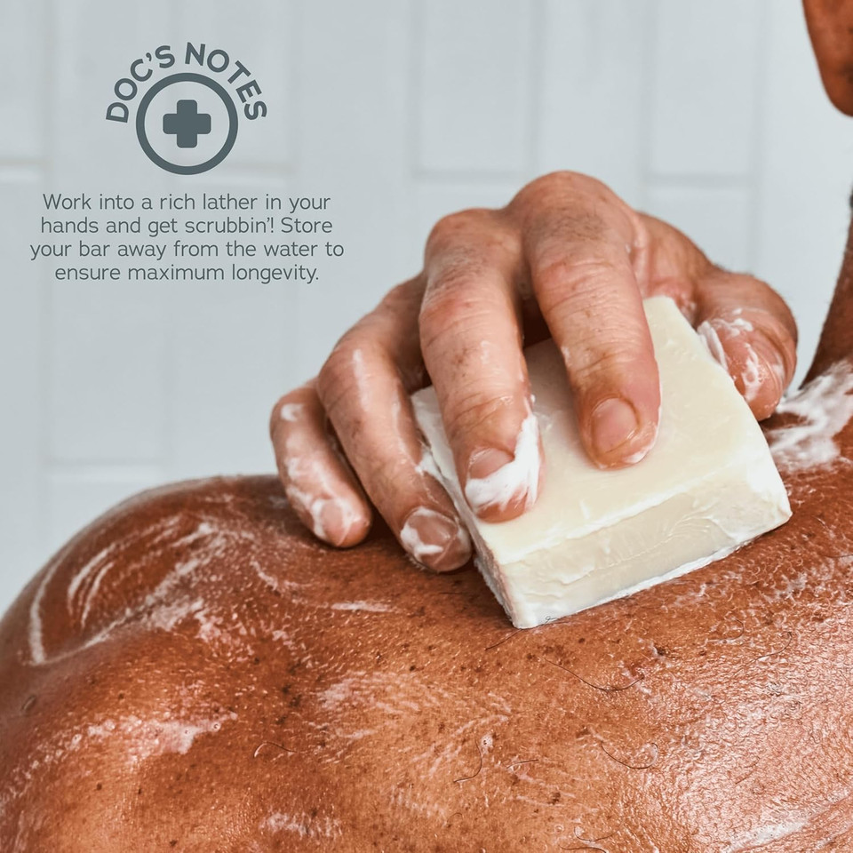Dr. Squatch All Natural Soap Bar for Men, 3 Pack - Bay Rum