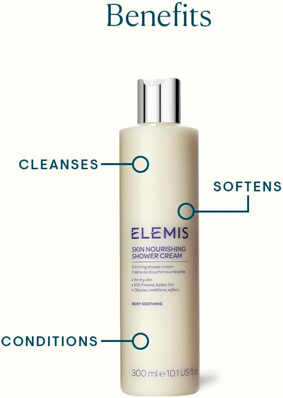 ELEMIS Mayfair No.9 Hand & Body Lotion, Nourishing Shower Cream & Body Wash  Hydrating, Nourishing Skincare for Soft, Smooth Skin 300ml