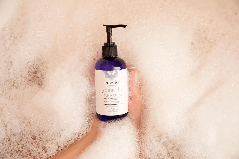 Cuccio - Yogahhh Clean Plus Calm Epsom Salt Hand and Body Wash - for Unisex - Cleanser - 8 oz