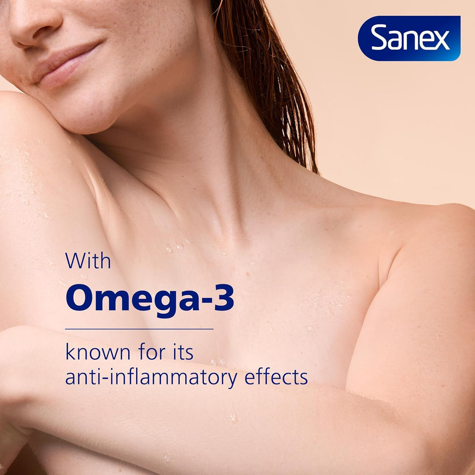 Sanex Skin Therapy Anti-Itchiness & Anti-Irritation Shower Oil 450ml | shower gel for itchy skin | for atopic-prone skin | reduce irritation in just 3 days of use | amino acid complex with omega-3