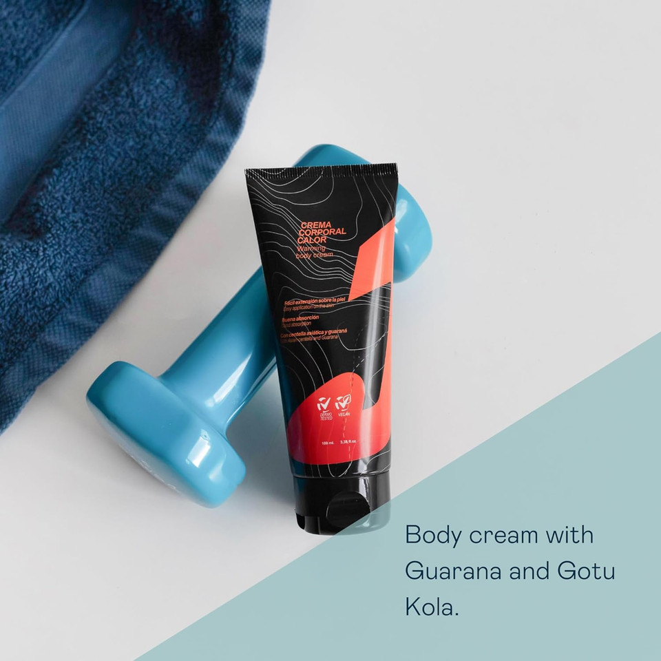 Valquer Heat Effect Body Cream. Thermogenic. Stimulates collagen and tones. Ideal for use before exercise - 100 ml