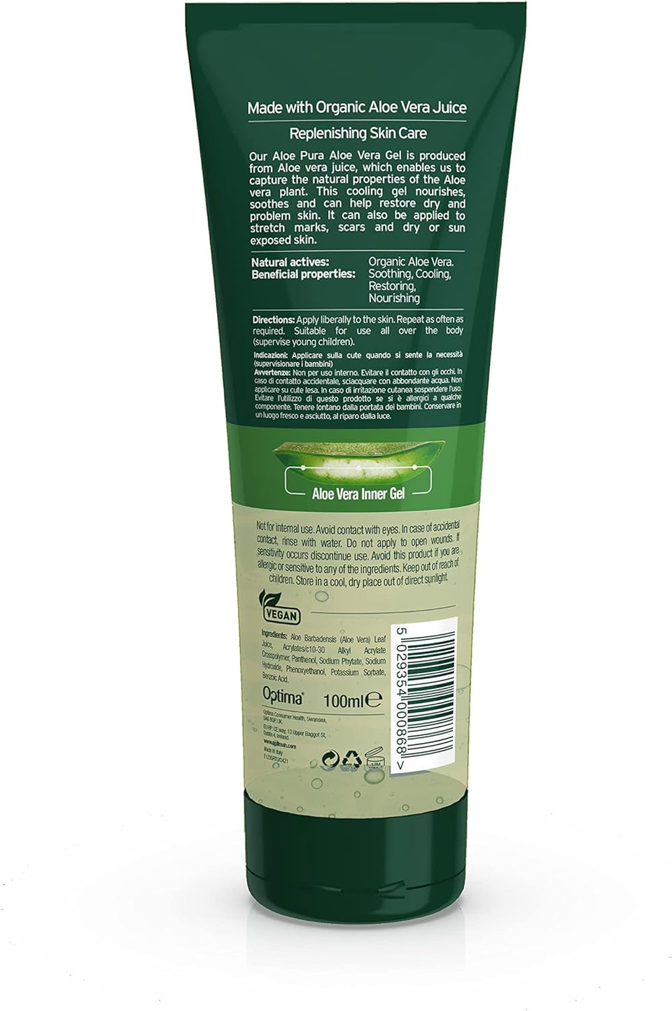 Aloe Pura Aloe Vera Skin Gel 100ml