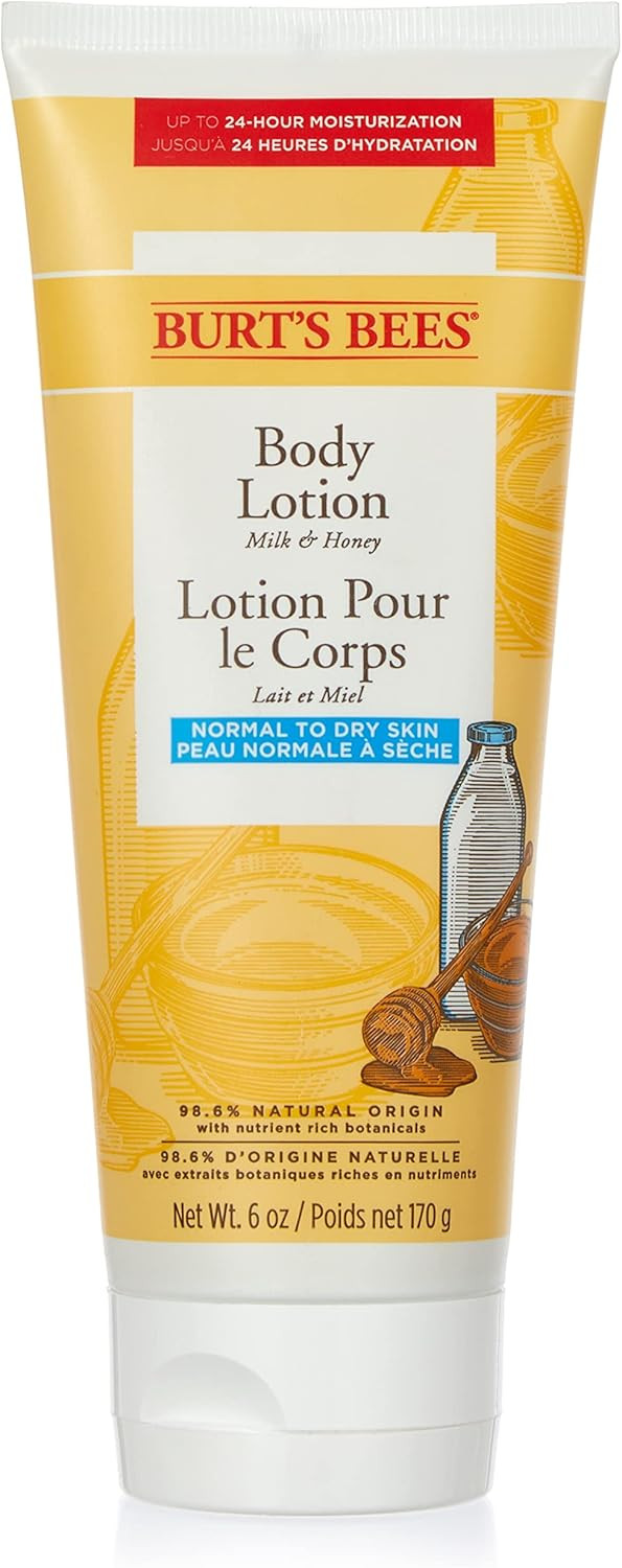 Burt's Bees Hemp Body Lotion with Hemp Seed Oil for Dry Skin Tube, 170 ml