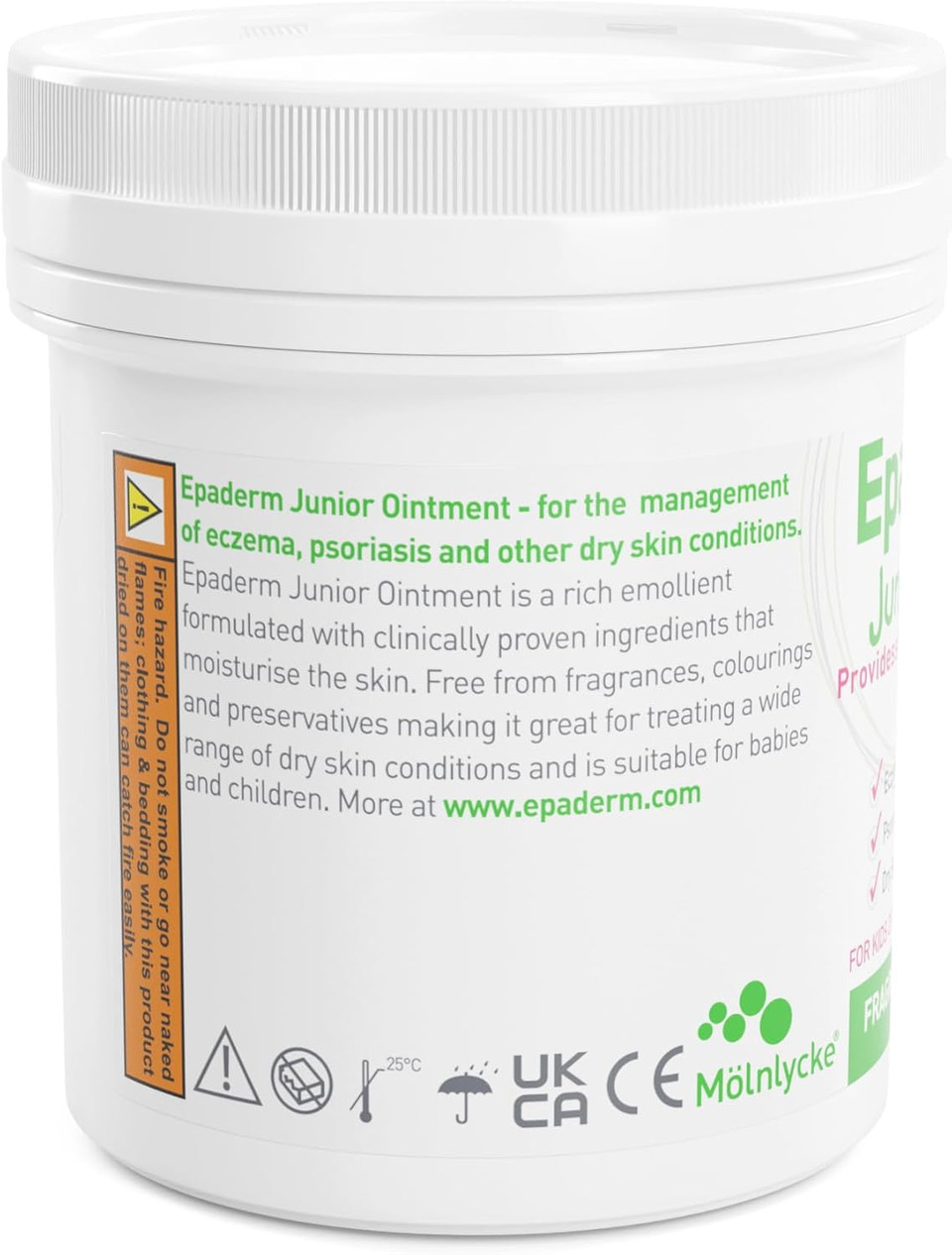 Epaderm Junior Ointment 125 gram