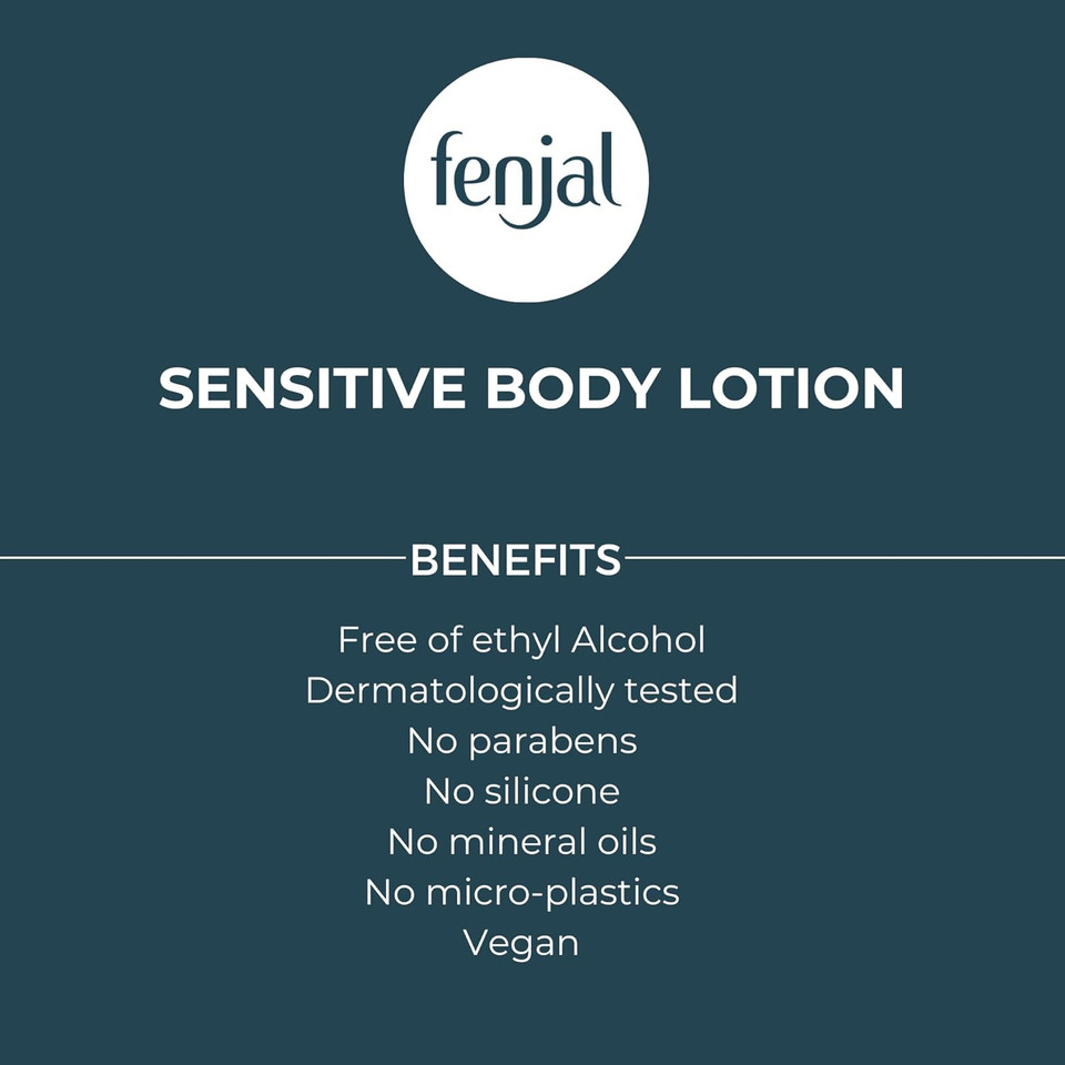 Fenjal Sensitive Body Lotion, Nourishing Hydration, 200 ml