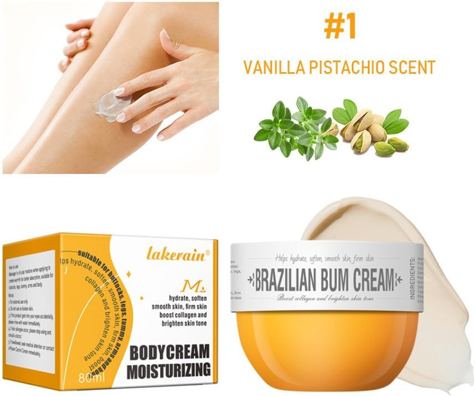 Bum Bum Cream, Moisturizing Body Cream Brighten Body Skin Repair, Smoothing Bum Cream, Lift, Firm, and Reduce Cellulite for a Beautiful Derriere, Long-lasting Fragrance Bum Bum Cream 80ML(#2) Bum Bum Cream, Moisturizing Body Cream Brighten Body Skin Repair, Smoothing Bum Cream, Lift, Firm, and Reduce Cellulite for a Beautiful Derriere, Long-lasting Fragrance Bum Bum Cream 80ML(#2)