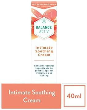 Balance Activ Intimate Soothing Cream, Fast-Acting Relief from Intimate Irritation for Women, Soothes Itching, Redness & Soreness, 1 Pack of 40ML Tube