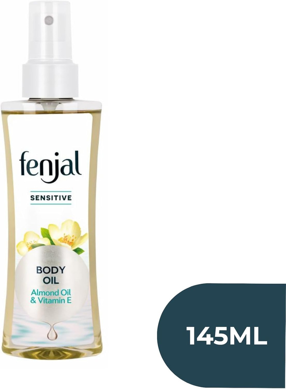 Fenjal Sensitive Body Oil, Healthy-Looking Glow, 145 ml