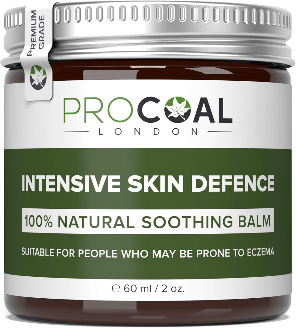 Eczema Cream, 100% Natural & Vegan Intensive Skin Defence Balm 60ml by Procoal  For Children and Adults Prone to Eczema, Psoriasis and Dermatitis, Made in UK