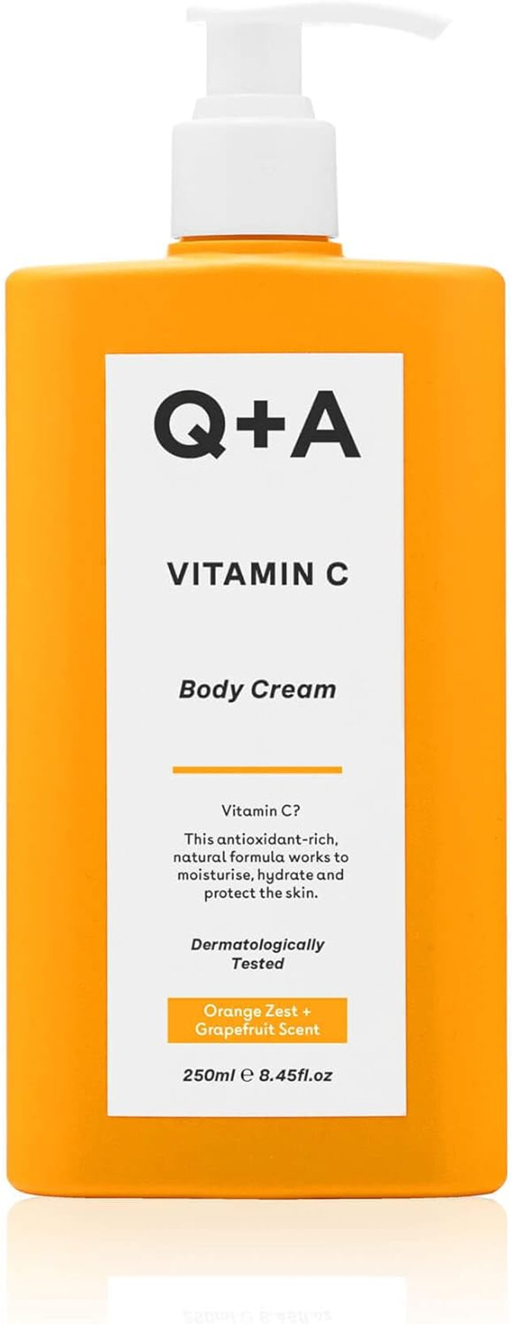 Q+A Vitamin C Body Cream (250ml), Hydrating and Brightening Body Moisturiser for Dry Skin with Shea Butter and Ginger Root Extract, Evens Skin Tone and Boosts Radiance, Natural Skincare Q+A Vitamin C Body Cream (250ml), Hydrating and Brightening Body Moisturiser for Dry Skin with Shea Butter and Ginger Root Extract, Evens Skin Tone and Boosts Radiance, Natural Skincare