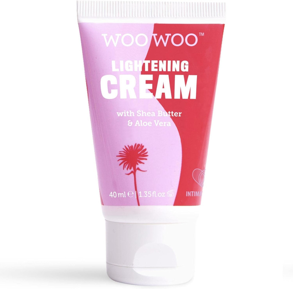 WooWoo Skin Lightening Cream for Evening Out Skin Tone - Intimate Natural Lightening Cream for Female & Male Private Areas - Bikini Dark Spot Removal - Women Body Parts Brightening - 40ml