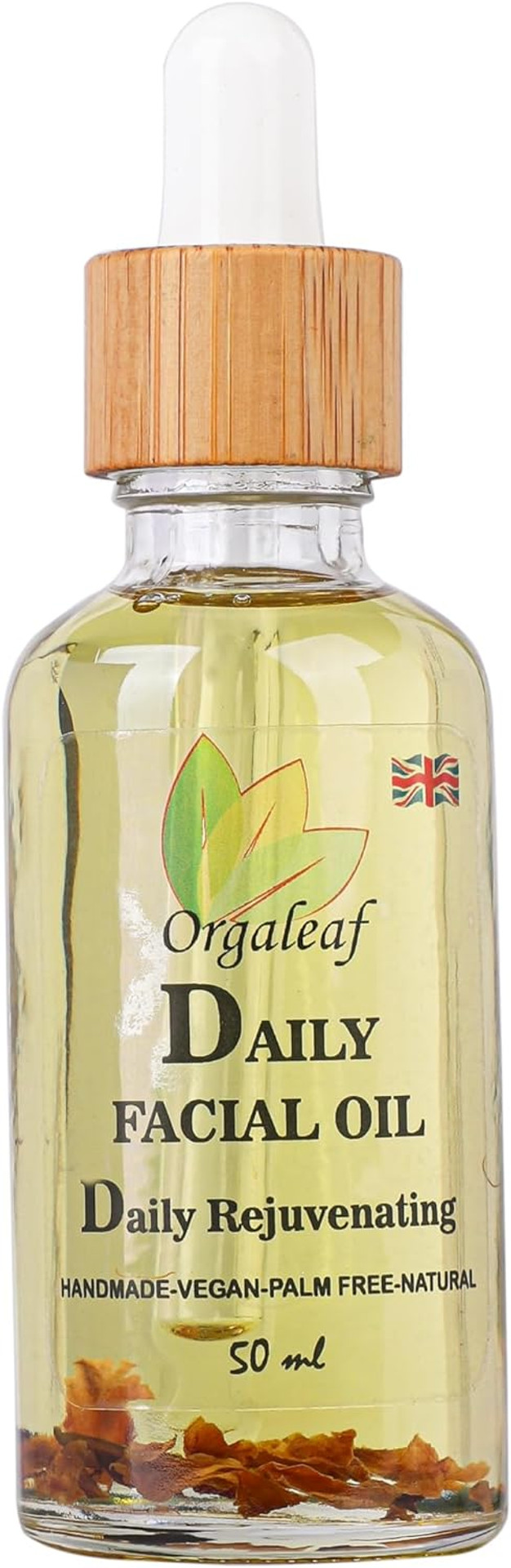 Orgaleaf Daily Facial Oil, Daily Rejuvenating, Hand Made, 50 ml